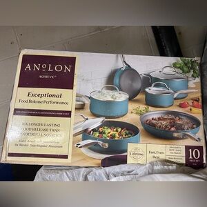 ANoLON Blue Cookware Set